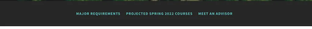 three example links displaying on links bar